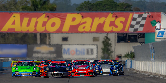 Race Start - International GT at Sebring Int'l Raceway