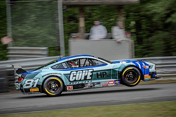 Decisive Moment - TransAm Mustang at Lime Rock Park