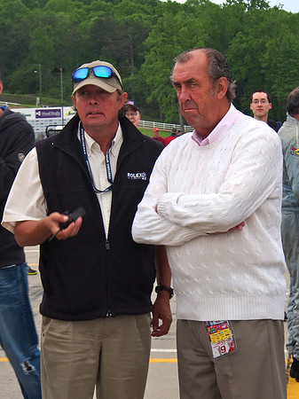 Grand Marshall David Hobbs on the CanAm  grid at the 2013 Mitty.