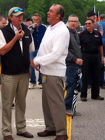 Grand Marshall David Hobbs on the CanAm  grid at the 2013 Mitty.