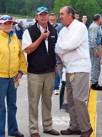Grand Marshall David Hobbs on the CanAm  grid at the 2013 Mitty.