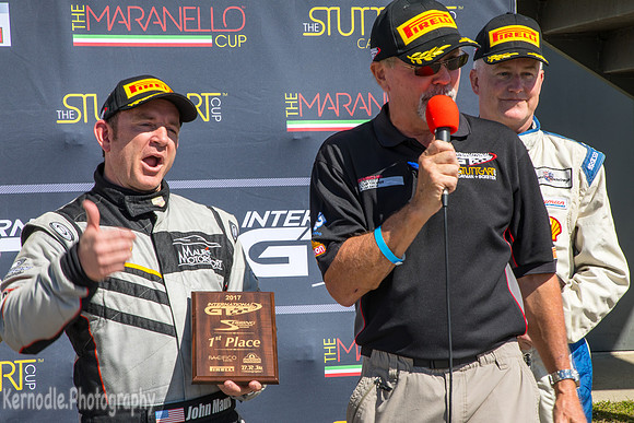 IGT Podium - 2017 Sebring Race #1