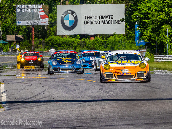#46 Mark Boden, Mission Foods GT3 Cup Trophy - GT3.8 leads the IGT field down the front stretch