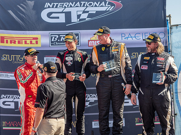 Maranello Cup Sprint #2 Podium -- Colin Cohen (2nd F458 class),