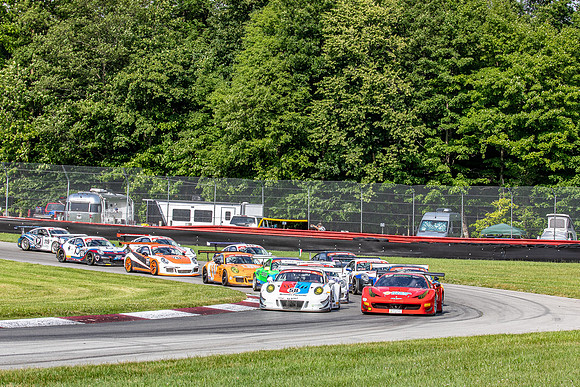 #4 Andy Pilgrim (Ferrari 458 GT - Maranello Cup) and Mark Sandri