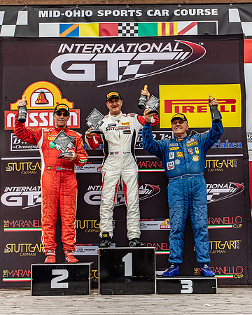 Maranello Cup Sprint #1 Podium:  left to right, Colin Cohen (1st