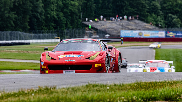 #4 Andy Pilgrim (Ferrari 458 GT - Maranello Cup) & #58 Mark Sand